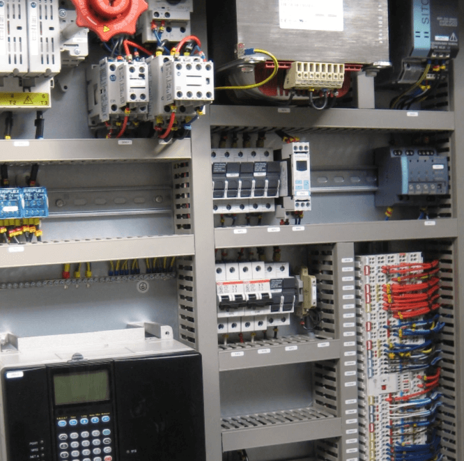 Schaffhouser-built industrial control panel ready for installation