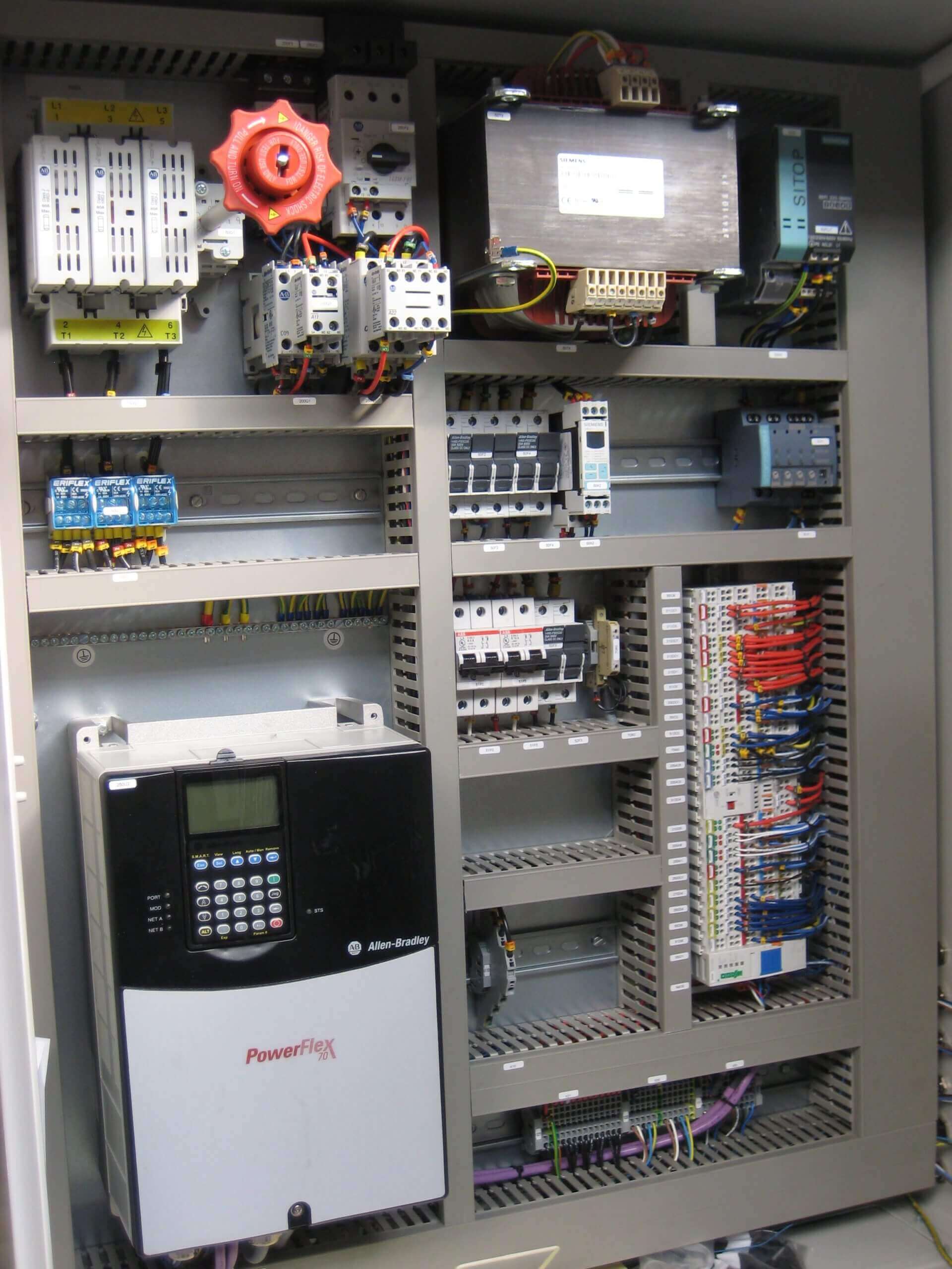 Schaffhouser-built industrial control panel